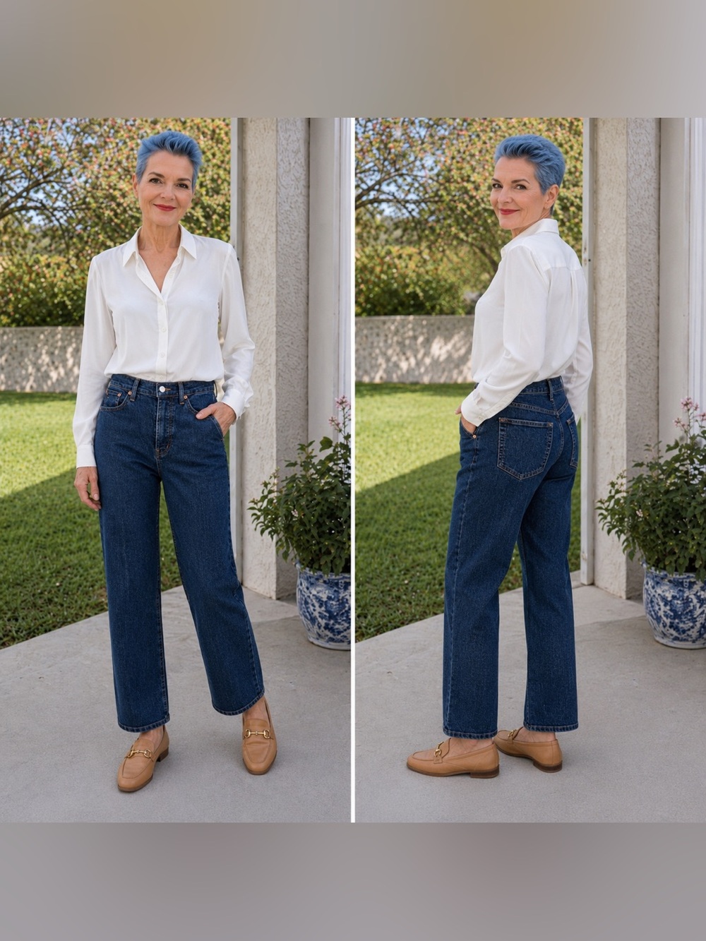 Ética Tyler Vintage Straight Jeans 26 NWT Dark Wash High Rise